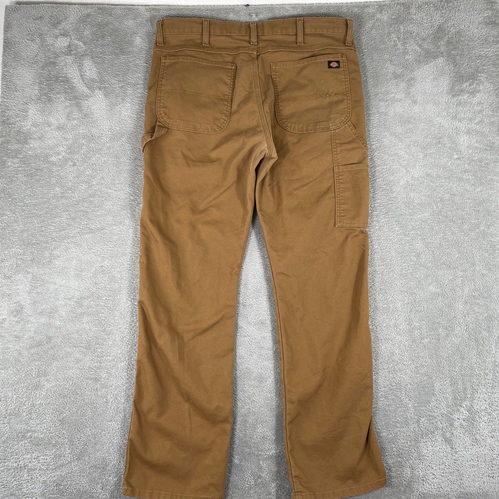 Dickies Flex Carpenter Pants Mens 38x33 Tan Regular Fit Workwear Utility‎